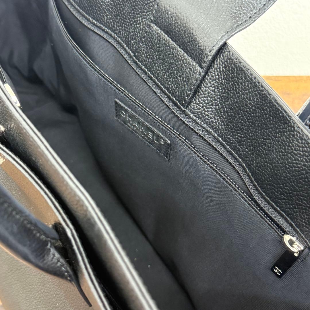 CHANEL シャネル エグゼクティブトートバッグ ブラック レディース