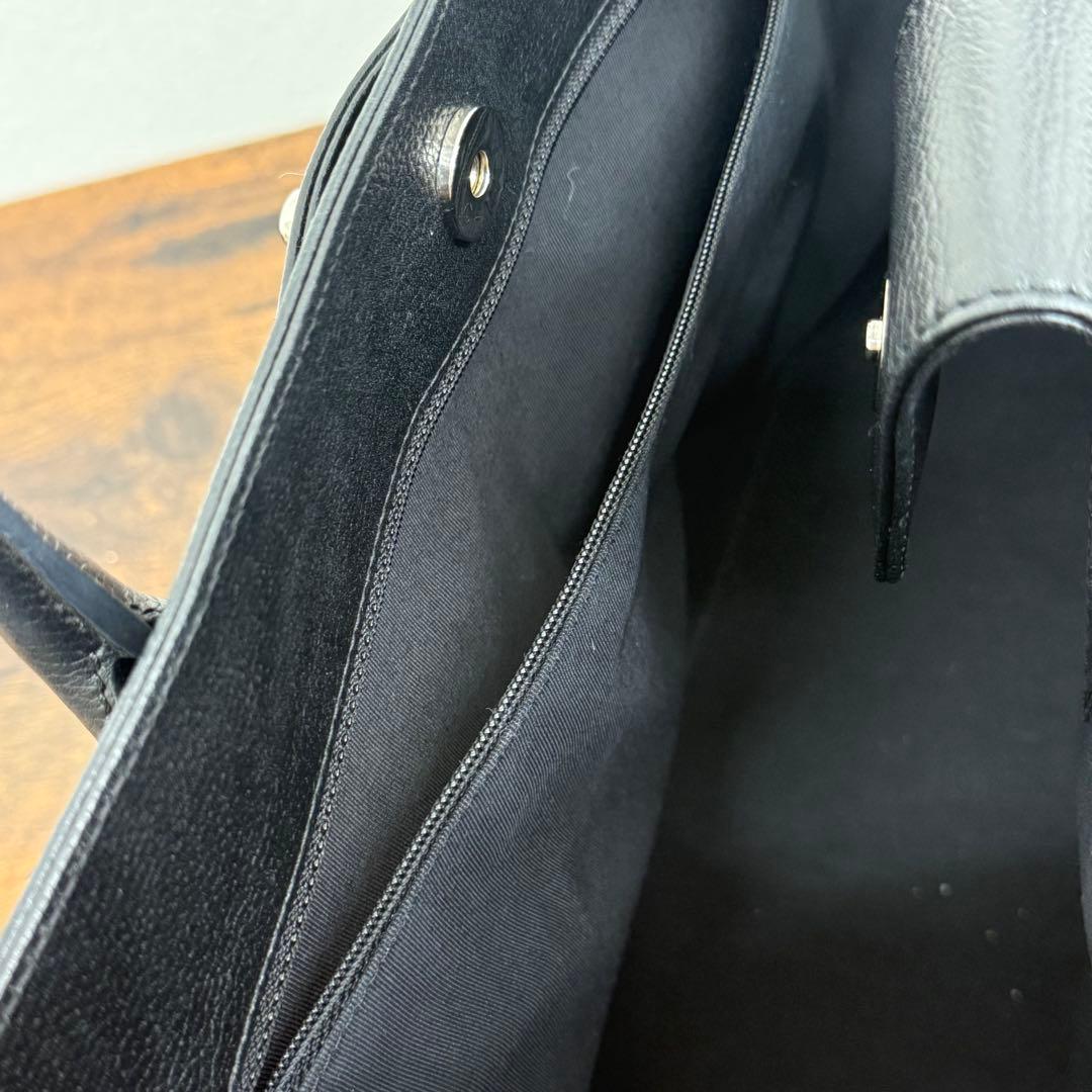 CHANEL シャネル エグゼクティブトートバッグ ブラック レディース