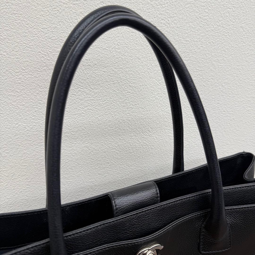 CHANEL シャネル エグゼクティブトートバッグ ブラック レディース