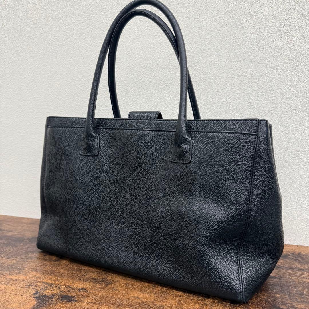 CHANEL シャネル エグゼクティブトートバッグ ブラック レディース