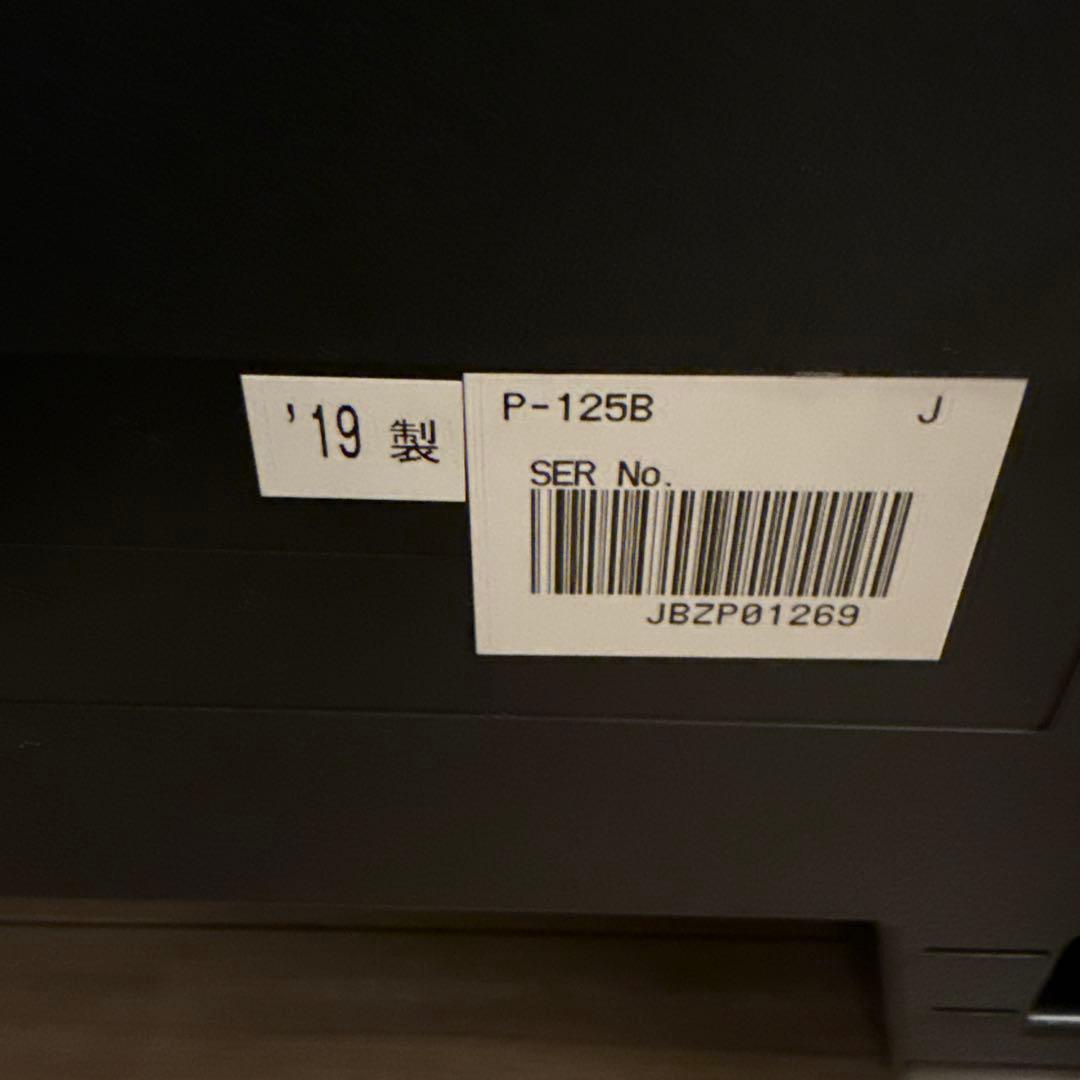 電子ピアノ　YAMAHA P-125 2019年製