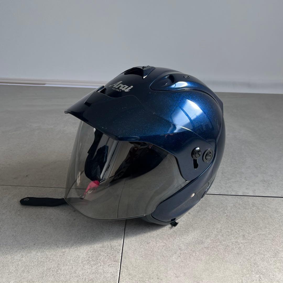 Arai　ジェットヘルメット　SZ-RAM3　UPTOWN　ブルー　光沢　バイク