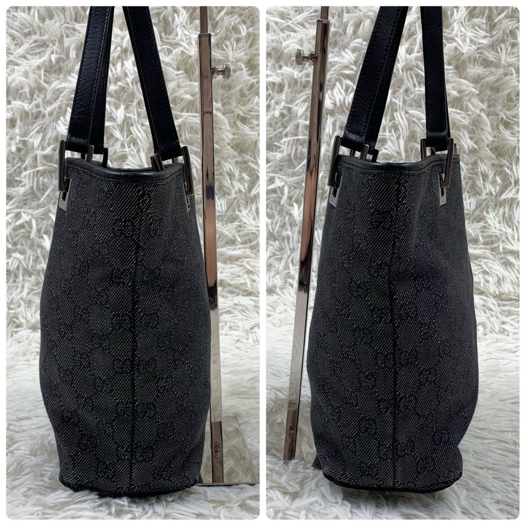 【✨極美品✨】グッチ トートバッグ GGキャンバス ブラック
