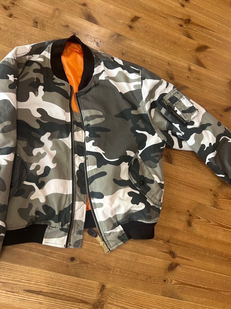 ジャケット・アウター MA-1 flight jacket \"camouflage pattern\"