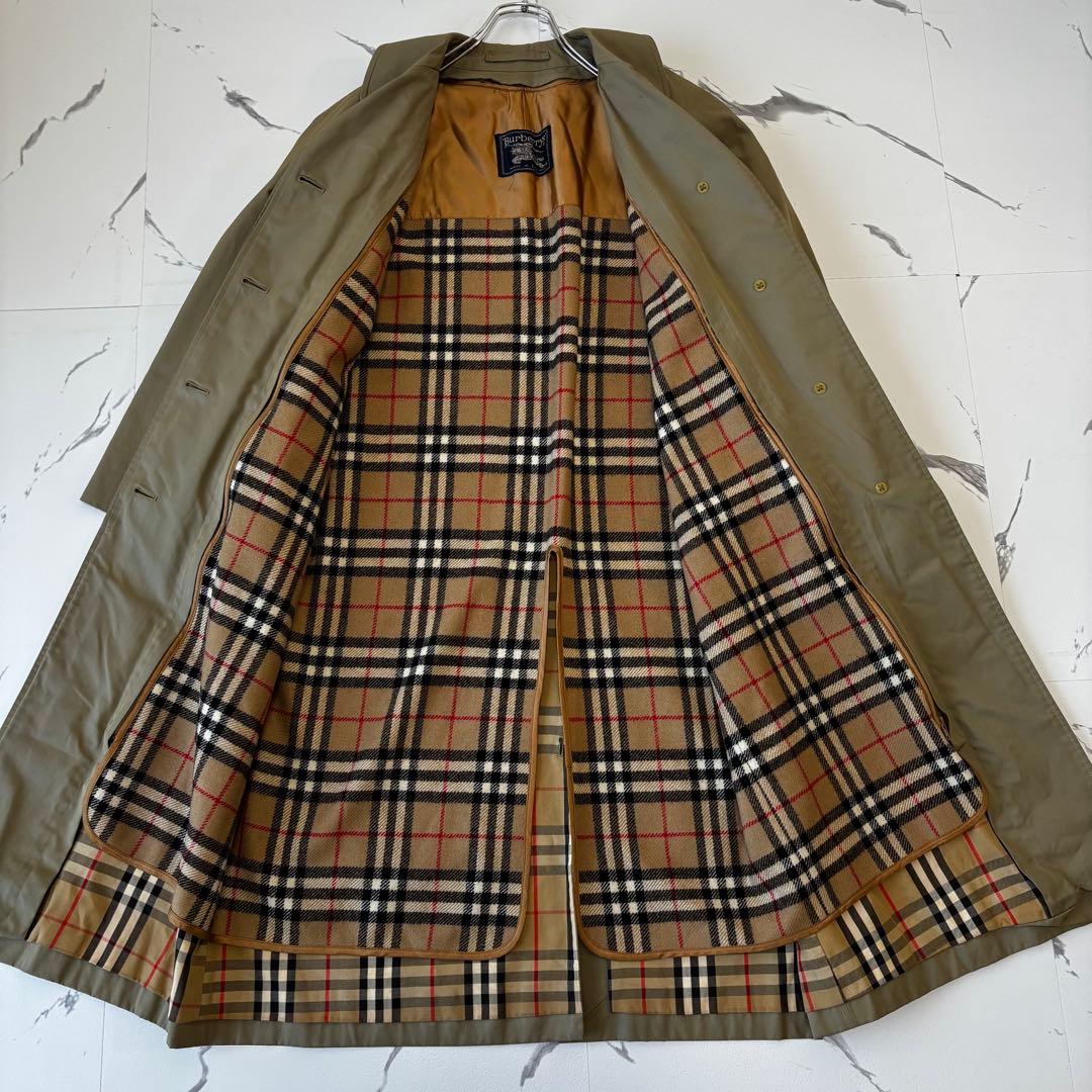 BURBERRY✨2wayライナー付ステンカラーコート　ノバチェック　ビンテージ