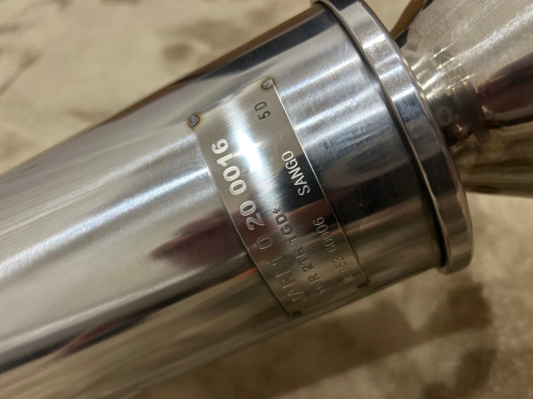 150系プラド　ハイレスポンスマフラー　トヨタ純正オプション