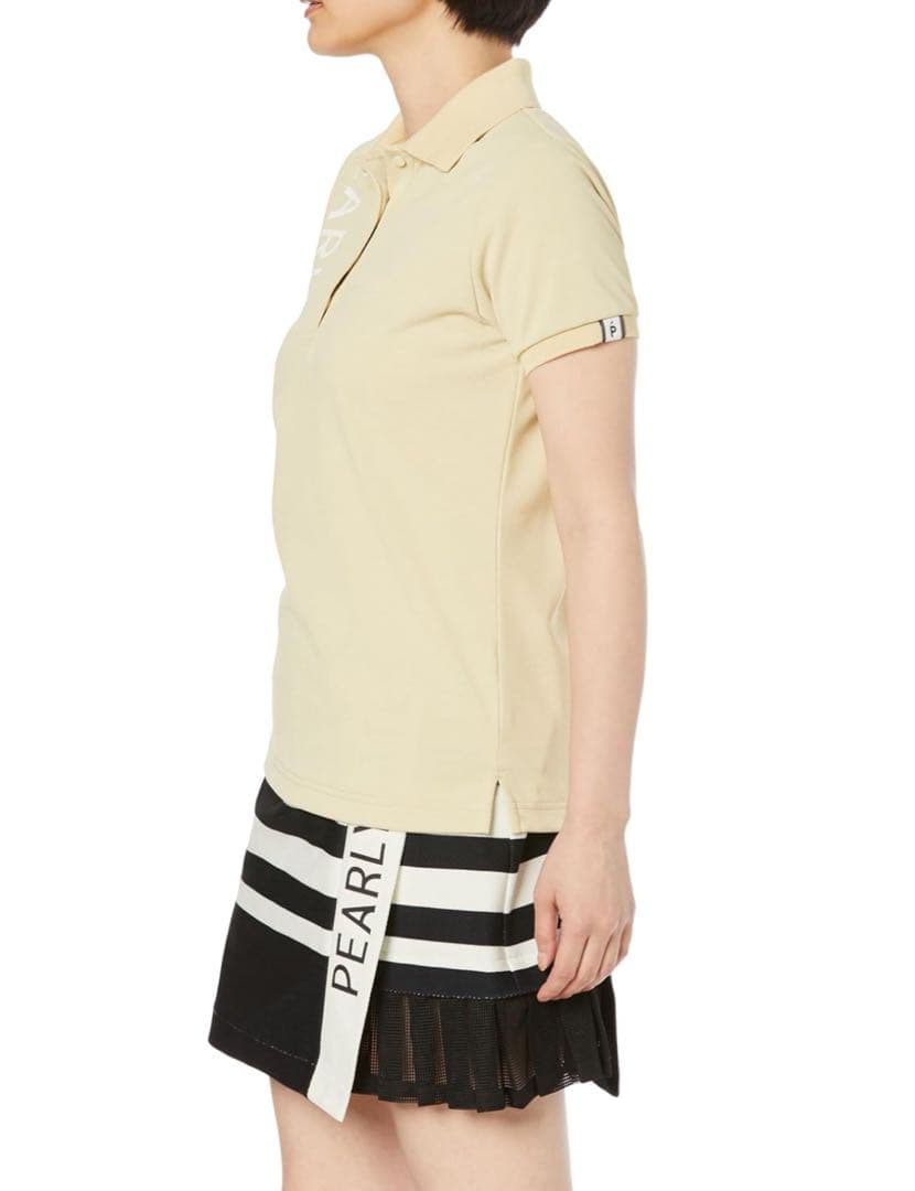 【新品】パーリーゲイツ ポロシャツ サイズ2 シャンパンカラー