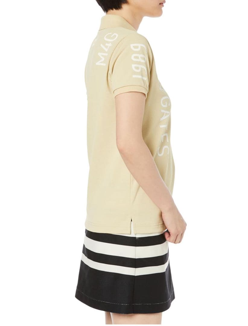 【新品】パーリーゲイツ ポロシャツ サイズ2 シャンパンカラー