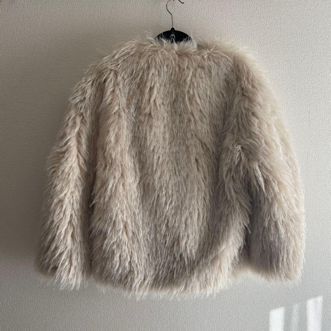 ジャケット・アウター CLANE volume eco fur coat