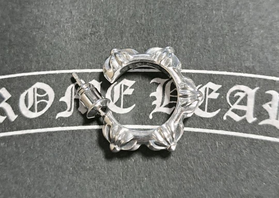 CHROME HEARTS SBTクロスバンドフープ ピアス 片耳