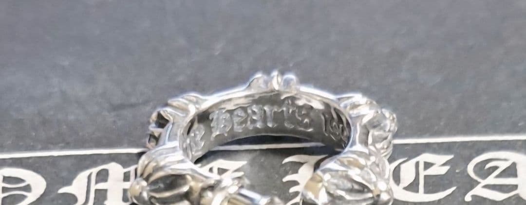 CHROME HEARTS SBTクロスバンドフープ ピアス 片耳