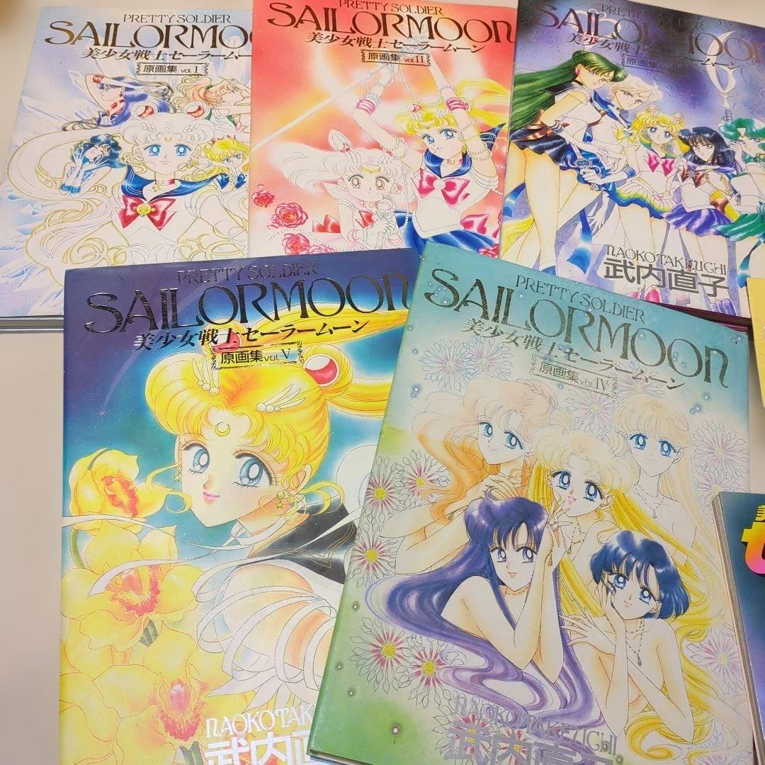 【専用】美少女戦士セーラームーン　原画集Vol.１〜５全初版　2/1