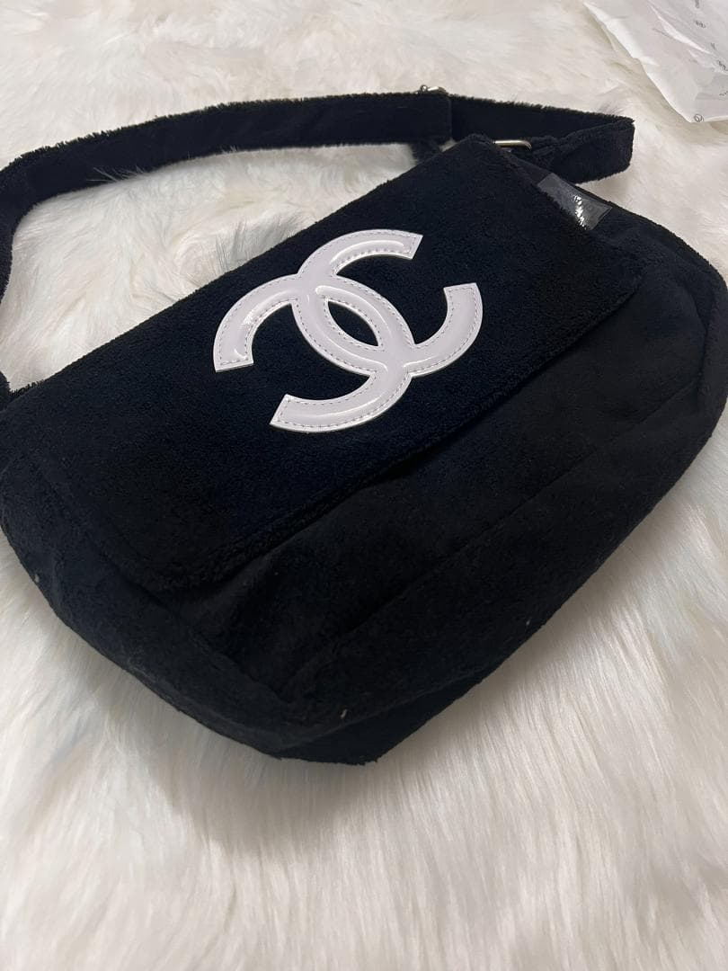 美品未使用　｛黒+白｝ ショルダーバッグ/ノベルティ