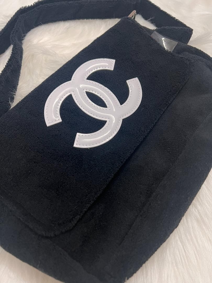 美品未使用　｛黒+白｝ ショルダーバッグ/ノベルティ