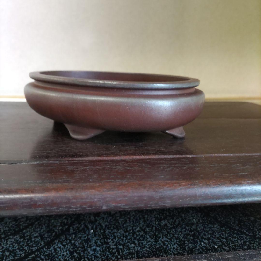 柴勝、山秋の盆栽鉢２点セット、山野草鉢、植木鉢、常滑焼、古鉢、