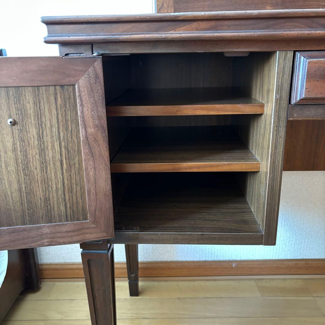 kosuga 木製 ドレッサー 鏡付き アンティーク クラシック