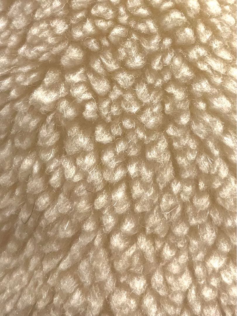 SACRA プードルファーショートベスト　ジレ　ボアベスト　美品　白