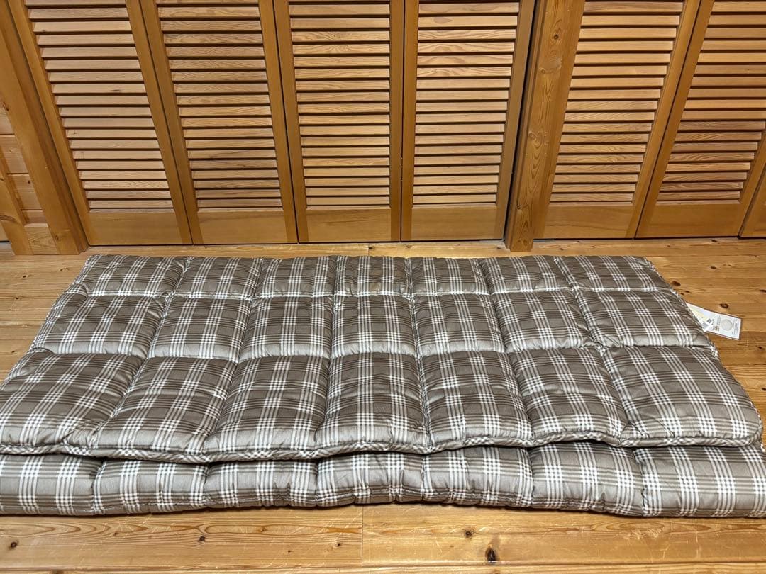 大阪西川　高級Lorenzo Rubelli 羊毛敷ふとん　 140x200cm