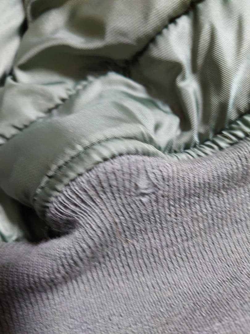 フライトジャケット Lサイズ グリーン 中古 N-2B