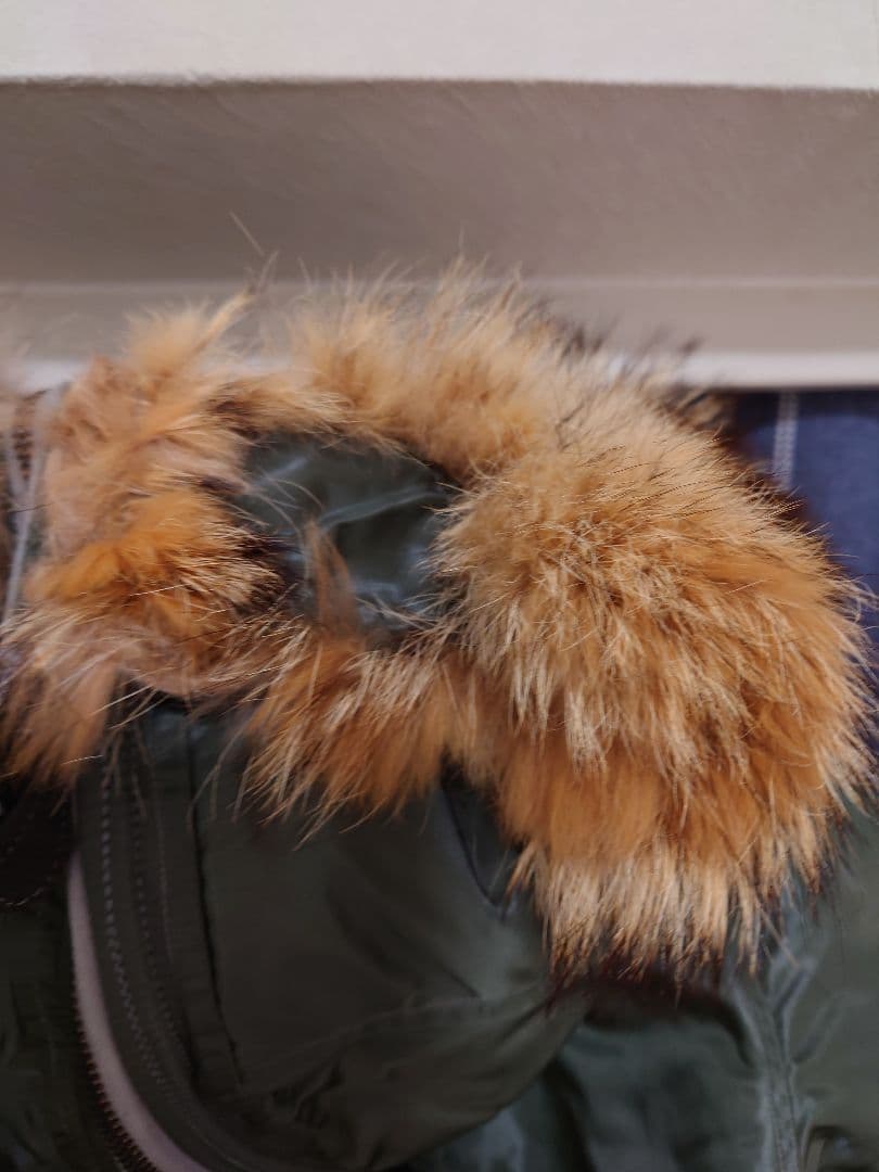 フライトジャケット Lサイズ グリーン 中古 N-2B