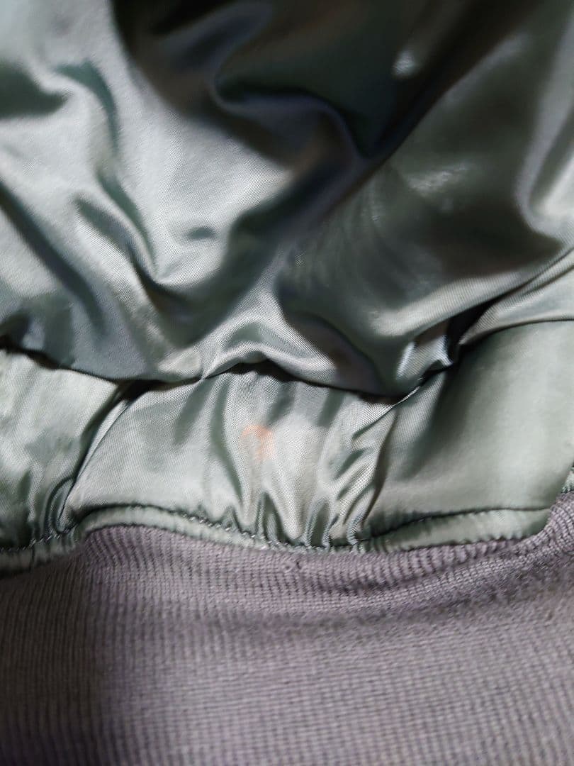 フライトジャケット Lサイズ グリーン 中古 N-2B