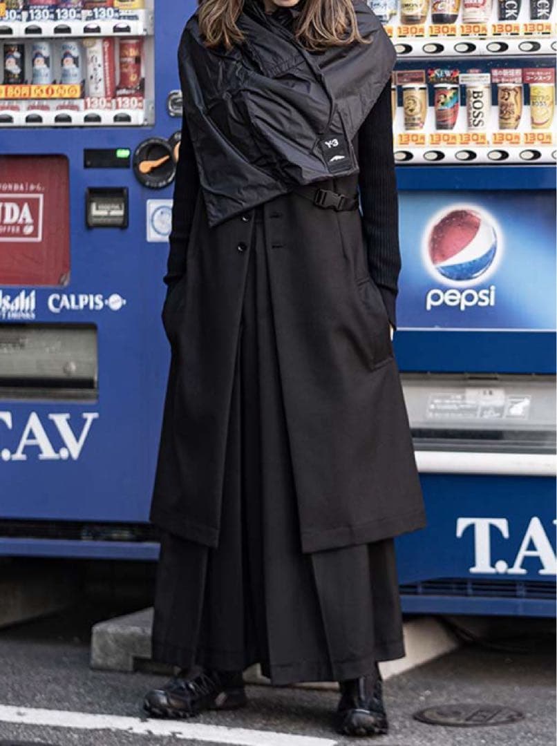 小物 CH3 NYL HOODED SCARF