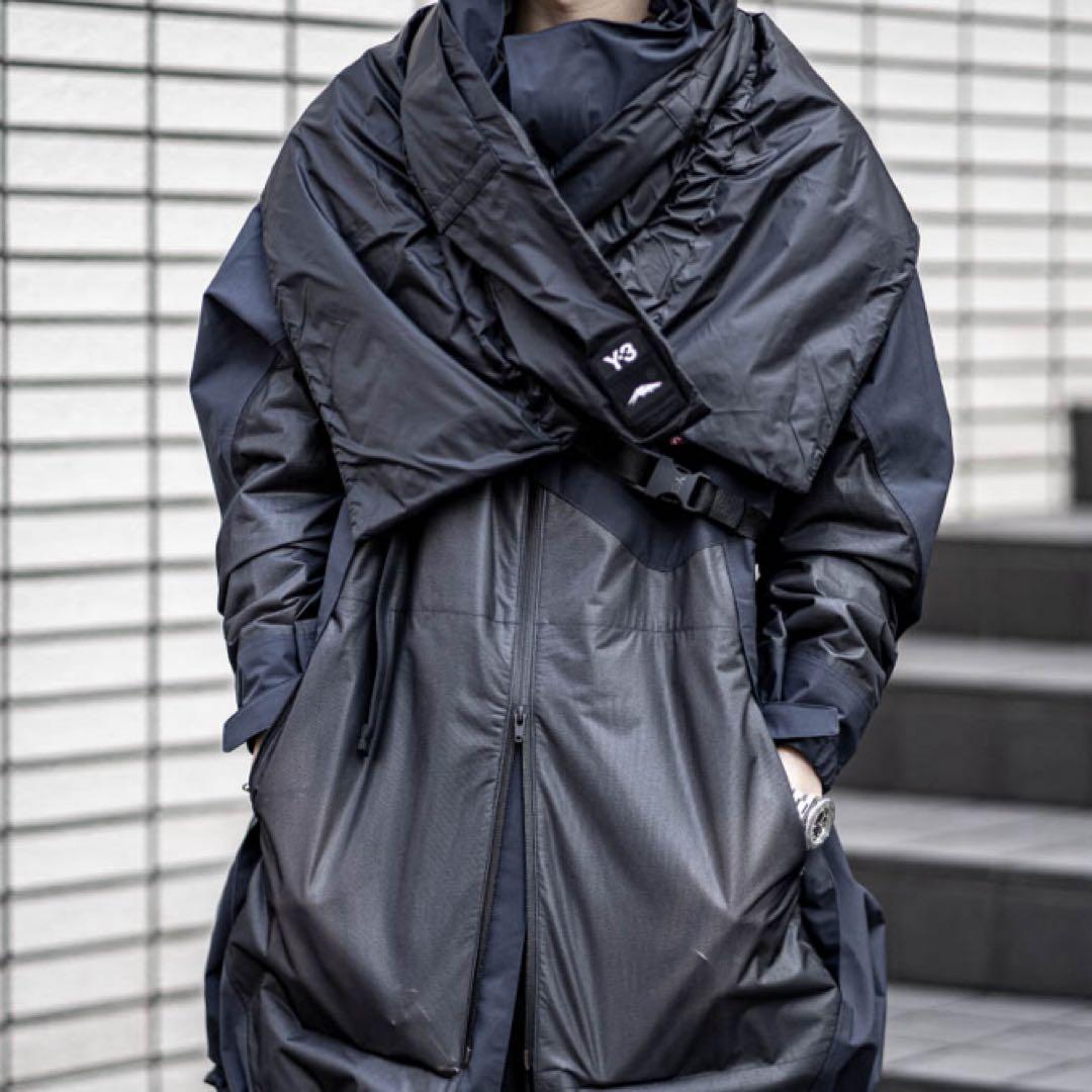 小物 CH3 NYL HOODED SCARF