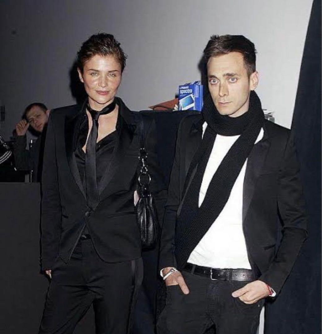 希*い様 Dior HOMME 04AW ロングマフラー フリンジ エディ期