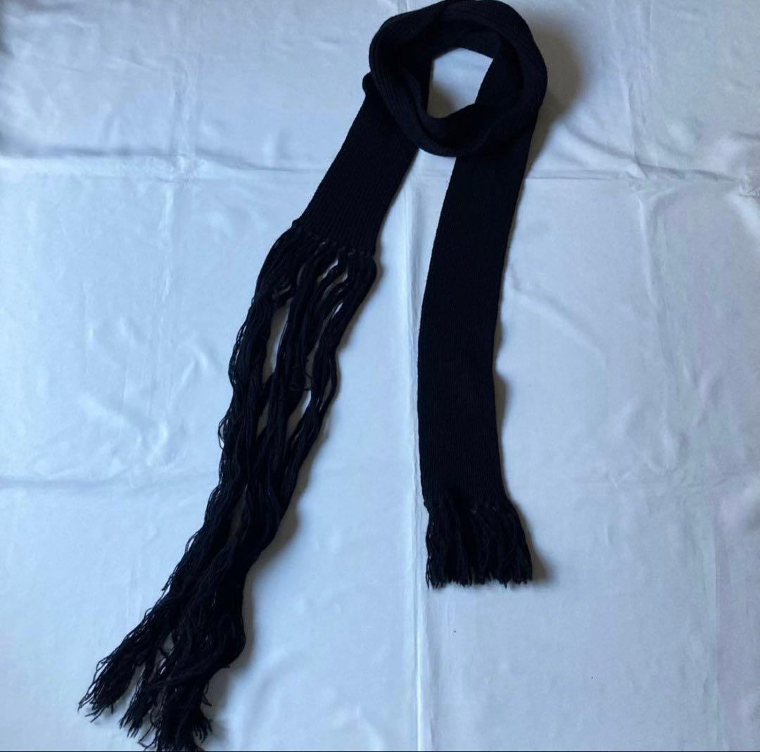 希*い様 Dior HOMME 04AW ロングマフラー フリンジ エディ期