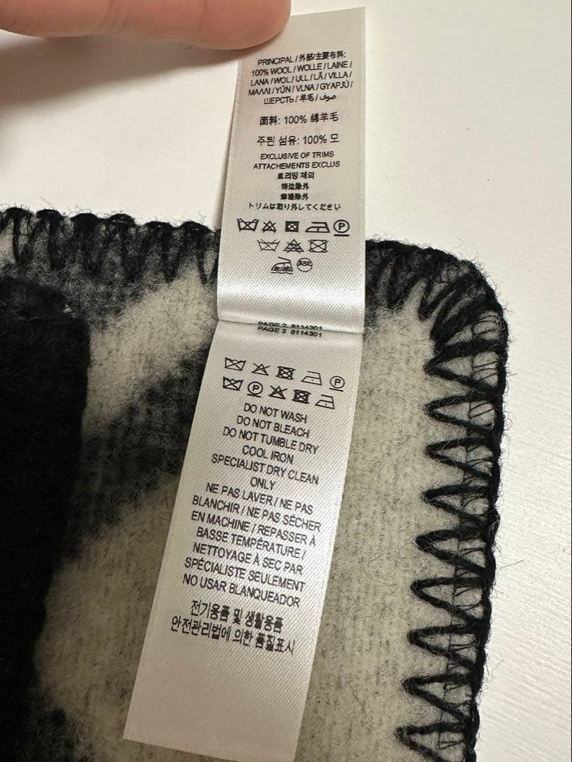 Burberryチェック ウールスカーフ