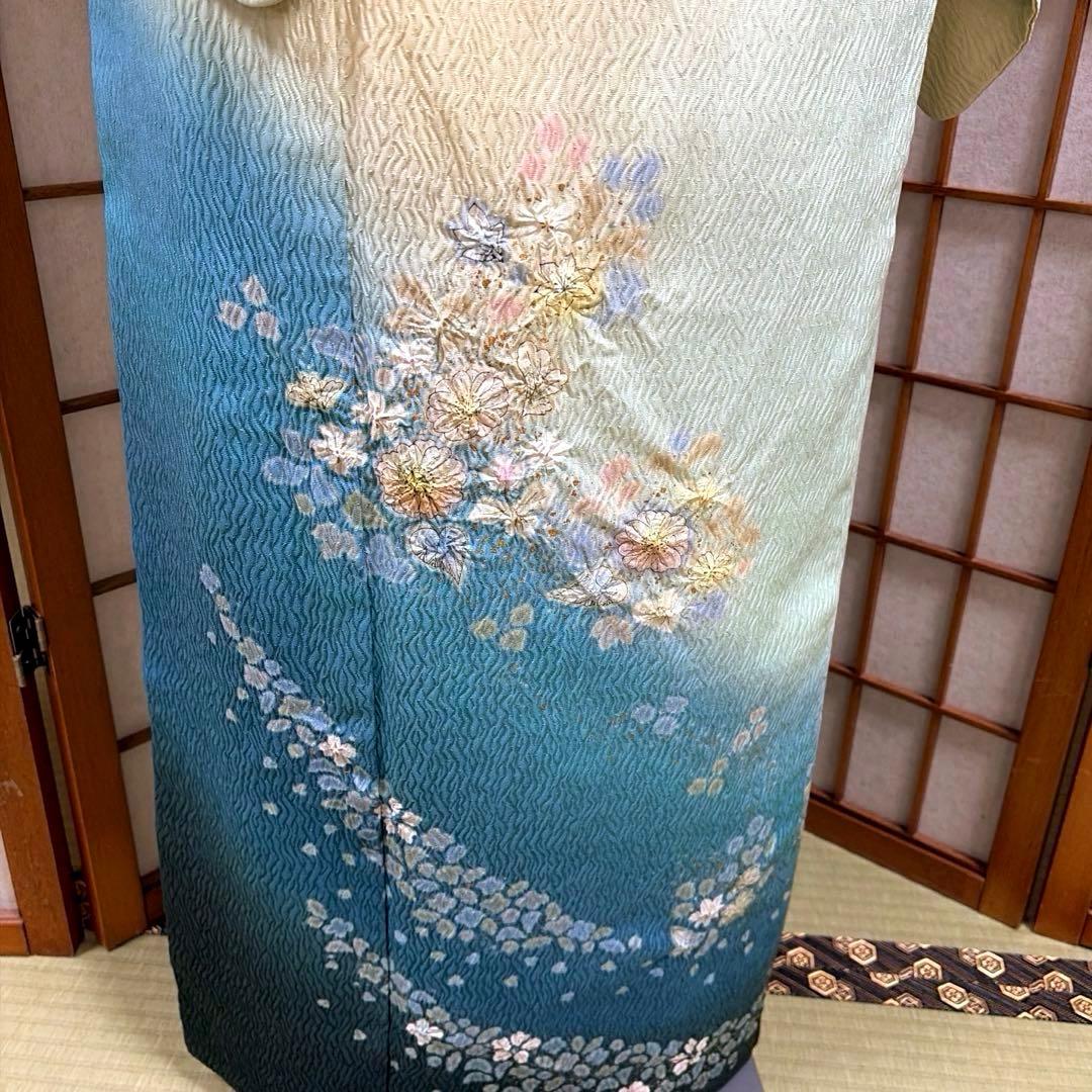 正絹　訪問着《辻ヶ花》