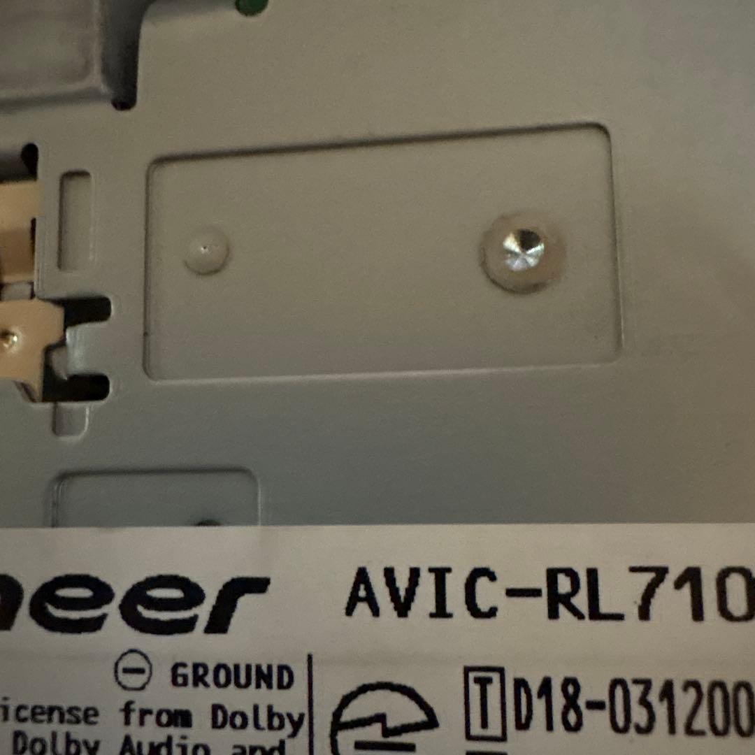 Pioneer carrozzeria パイオニアカーナビ　AVIC-RL710