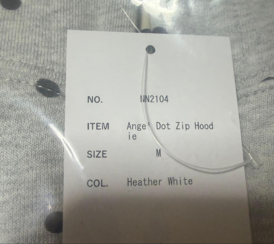 トップス 9090 Angel Dot Zip Hoodie M