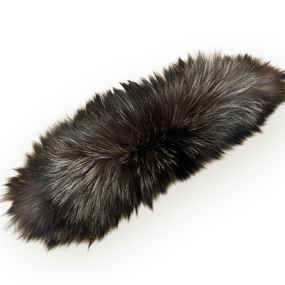 【美品】FOXEY フォクシー ファー マフラー ブラウン