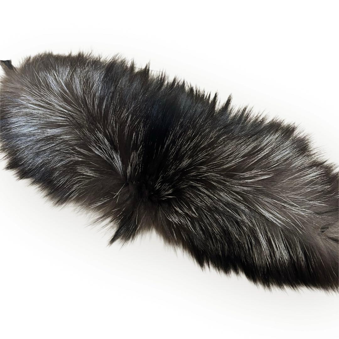 【美品】FOXEY フォクシー ファー マフラー ブラウン