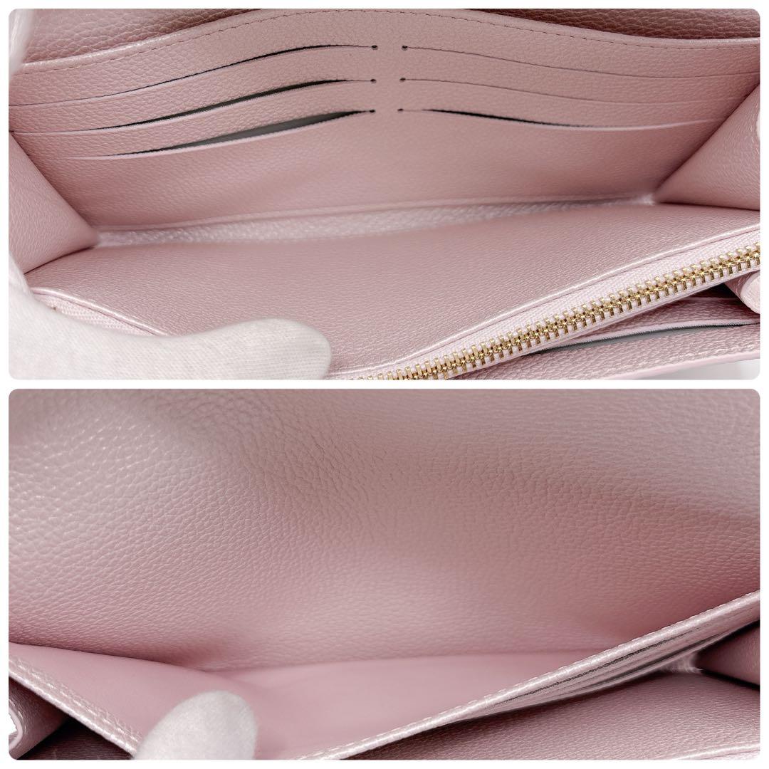 未使用 新作 限定 完売品 ルイヴィトン ポルトフォイユ サラ スノーウィパール