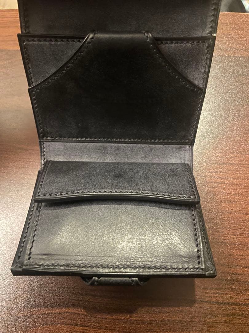 【値下】【おまけ付】万双 オールブライドル コンパクト三つ折り財布