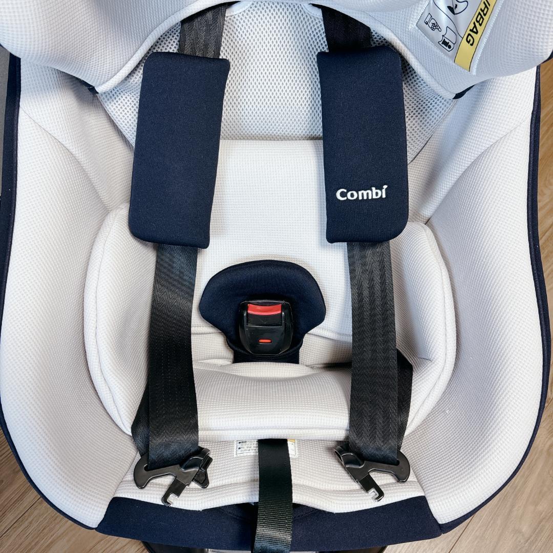 【極美品】Combi クルムーヴスマート ライト ISOFIX ネイビー 回転式