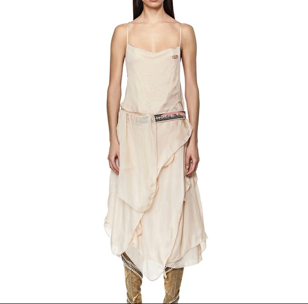 新品　DIESEL ノースリーブワンピース ［ベルト付き］