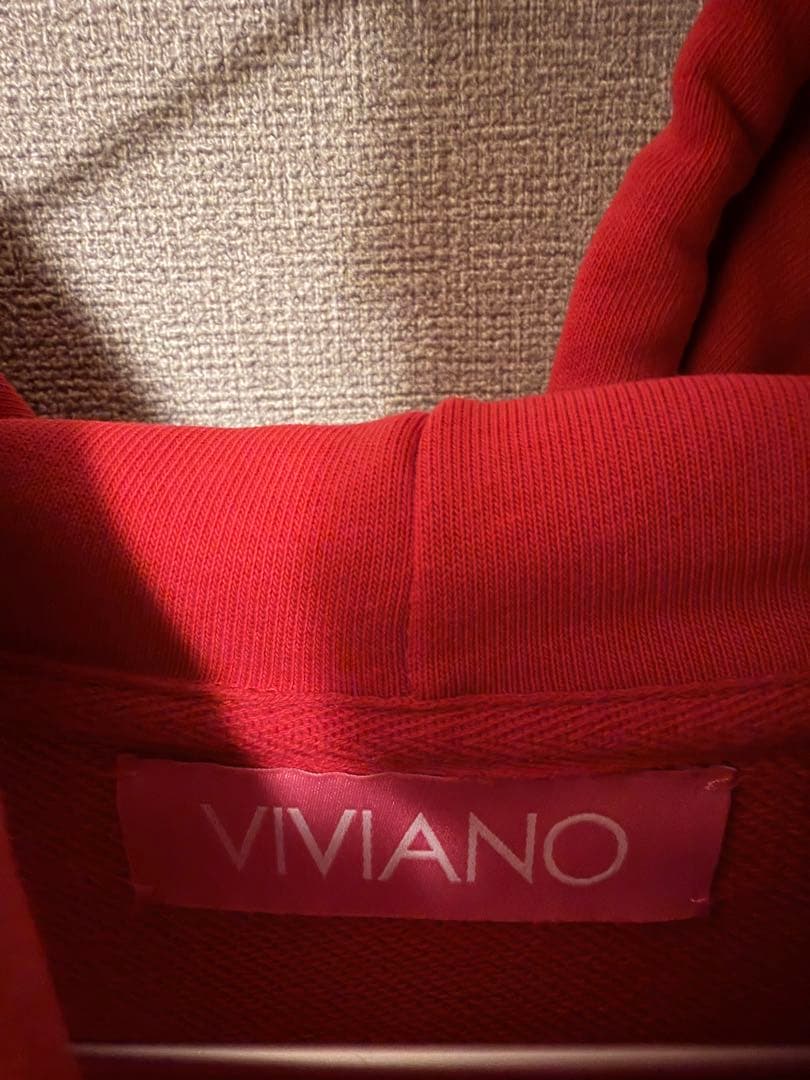 トップス VIVIANO Gathered Tulle Foodie Red