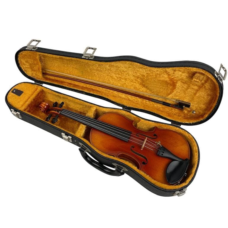 極美品●鈴木バイオリン● No.330 1/4 1984年製 美虎杢・1枚板