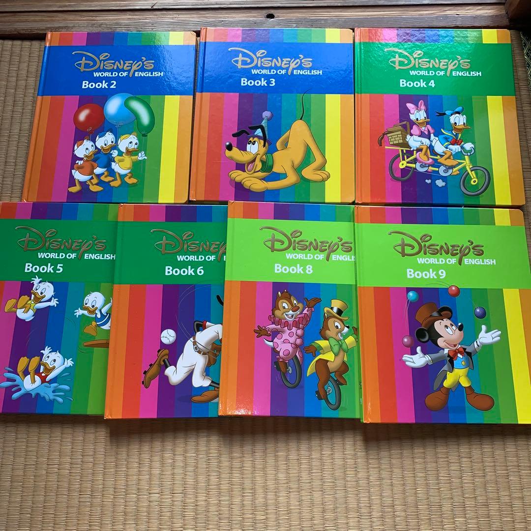 Disney's World of English 12枚セット　➕　本