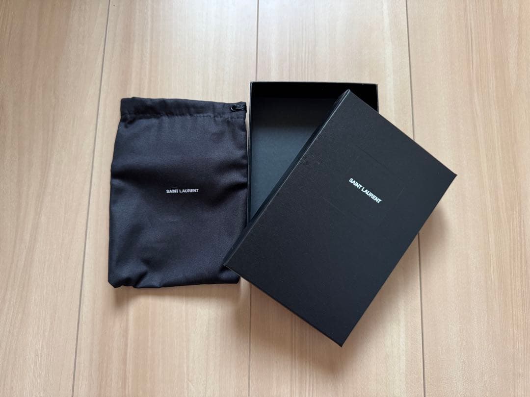 YSL モノグラム・サンローラン キーポーチ ブラック