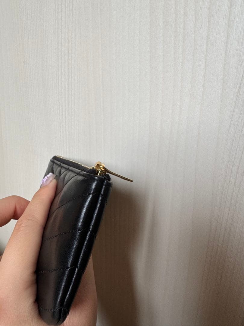 YSL モノグラム・サンローラン キーポーチ ブラック