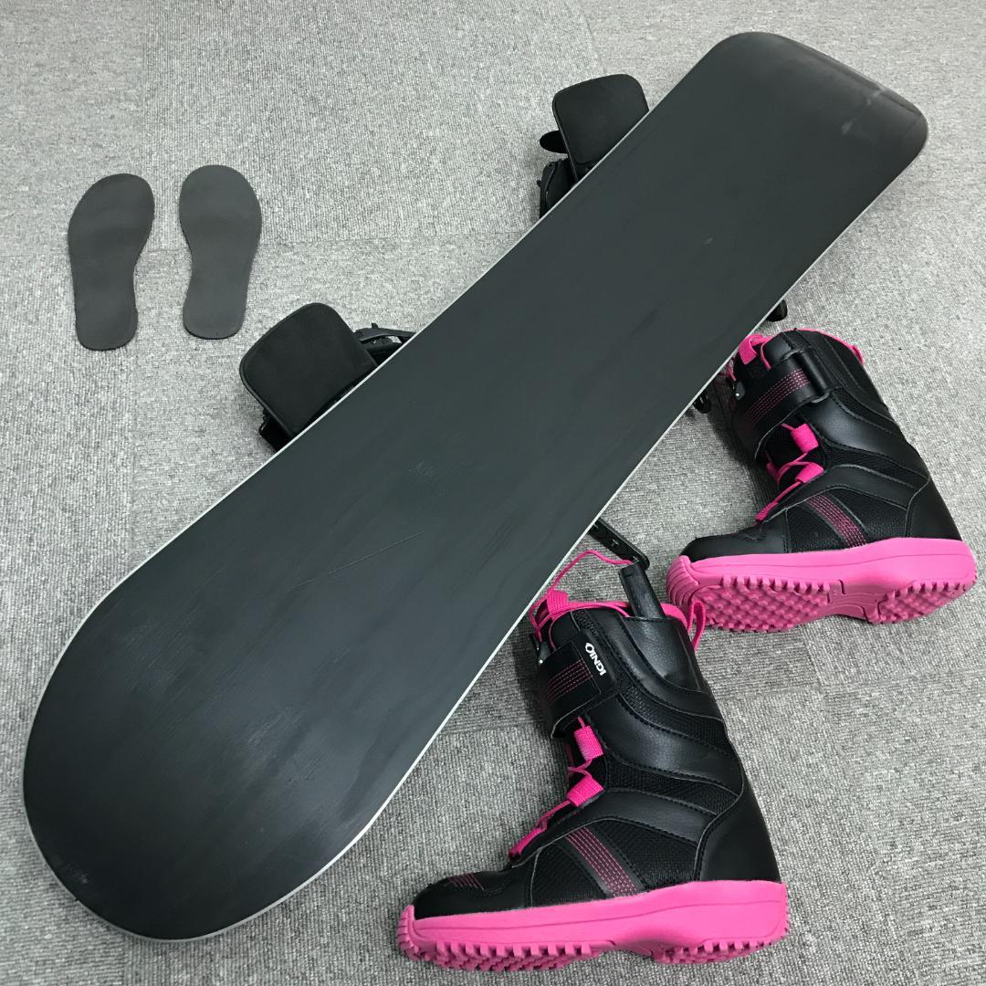 3点セット■美品■子供用■WAX済■SLQ ボード ビンディング ブーツ