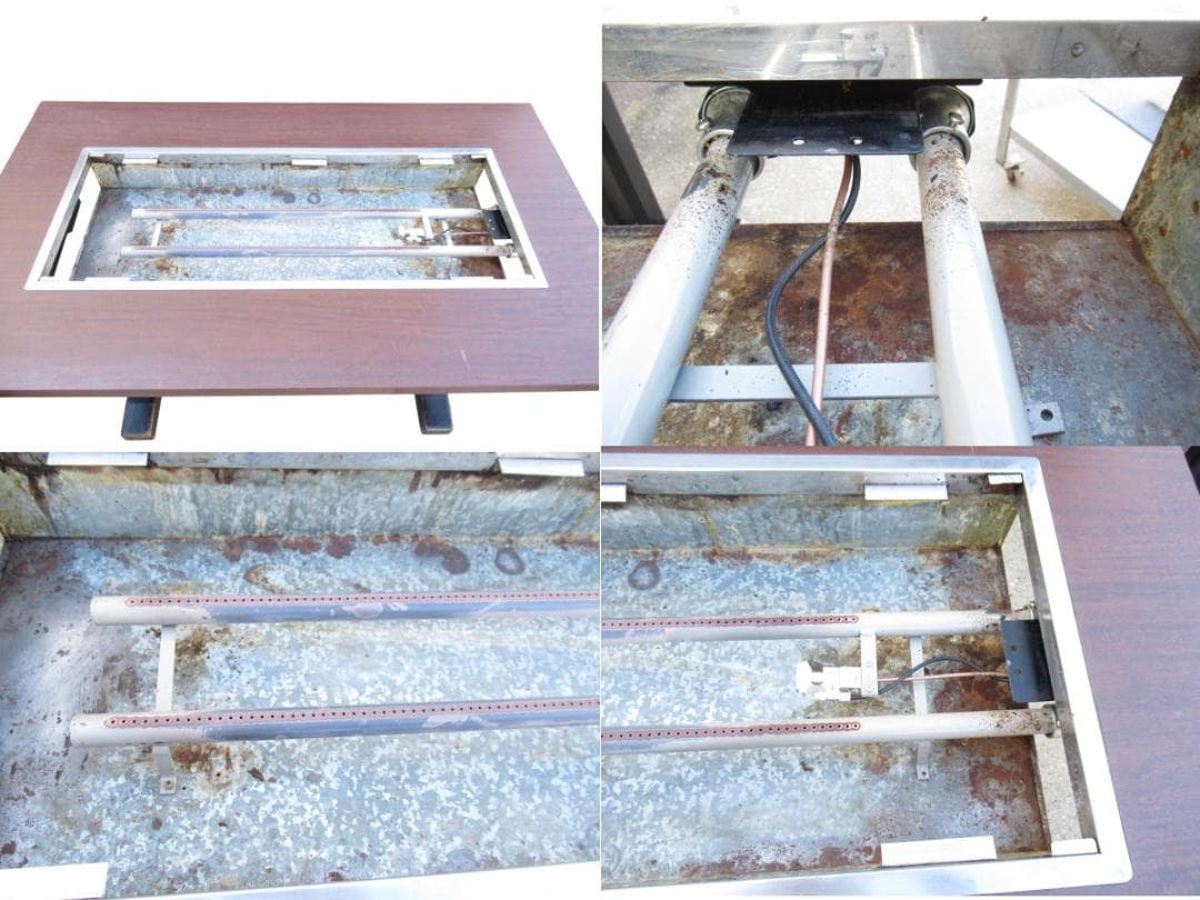 ■071001-129■お好み焼きテーブル■タケウチ■鉄板テーブル■都市ガス■