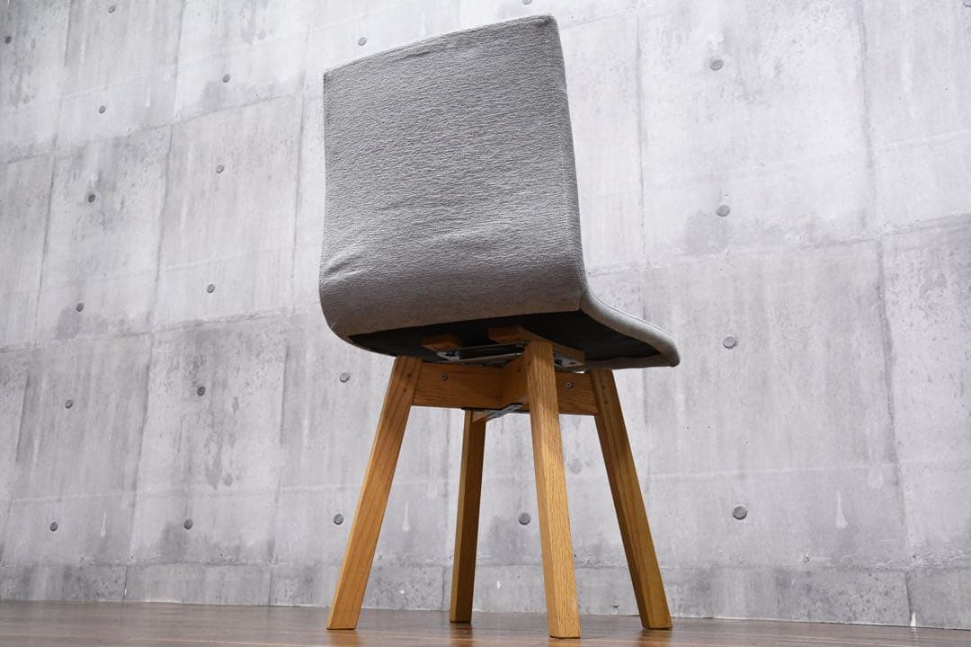 EEK54 レグナテック ロタンテ ダイニングチェア 回転ベース オーク無垢材