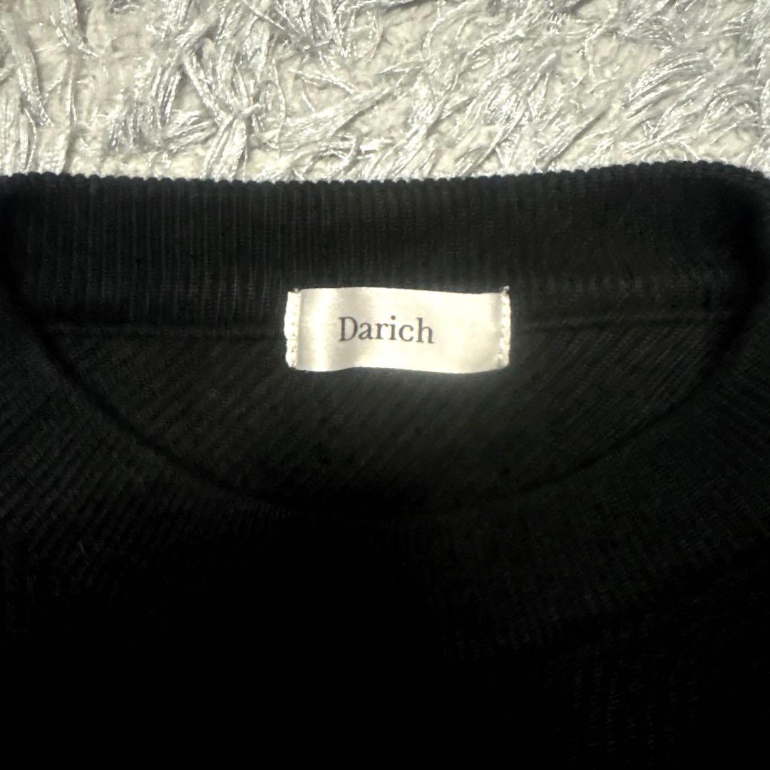 Darich バックオープンベルトニットワンピース 無地 秋、冬 ダーリッチ