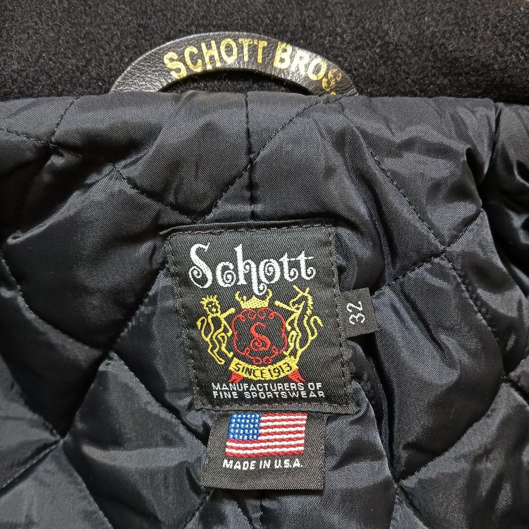 Schott ショット ウール ライダース ピーコート ワンスター USA製