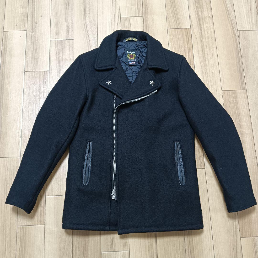 Schott ショット ウール ライダース ピーコート ワンスター USA製
